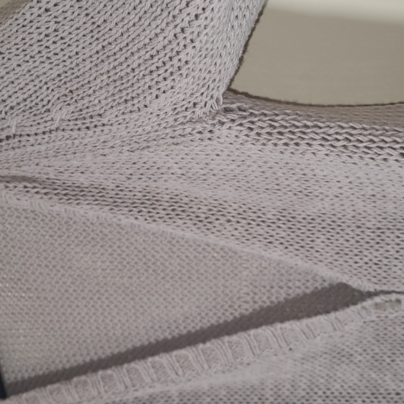 Plus Ramie/Cotton Cardigan Sweater, Lane Bryant 18/20, Taupe - Picture 5 of 11